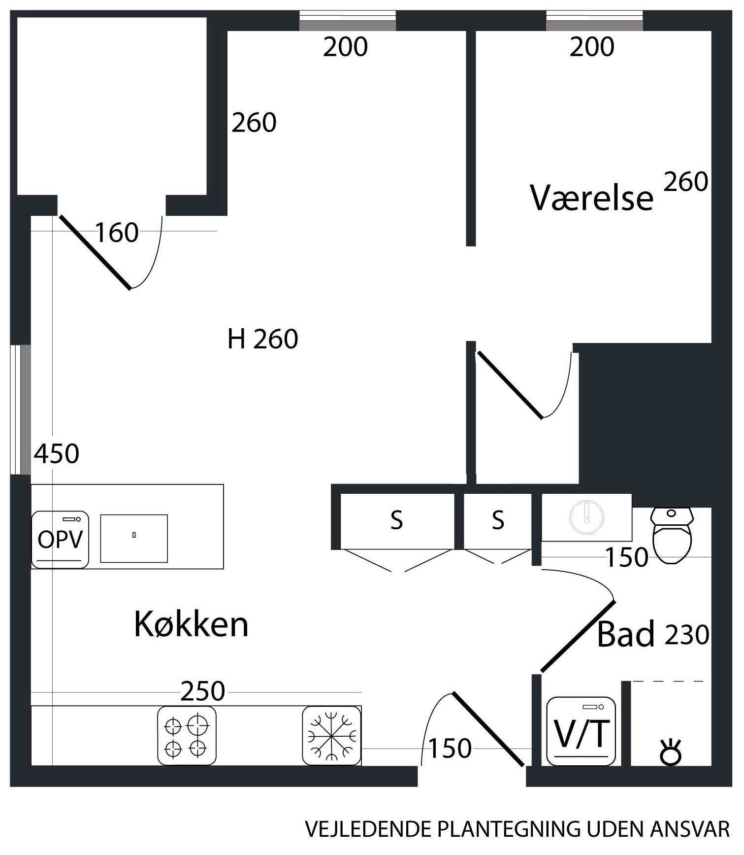 Plantegning – Type B